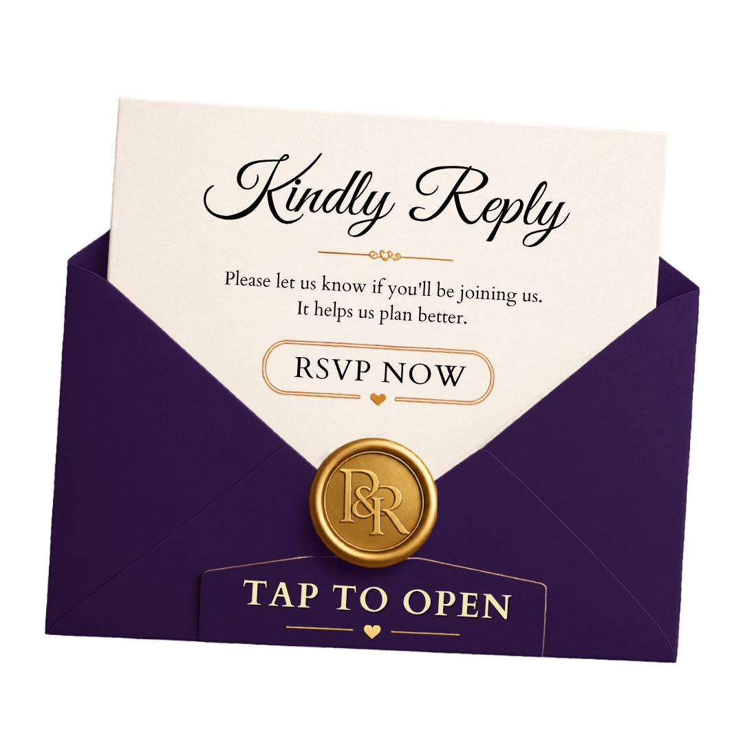 RSVP invitation card